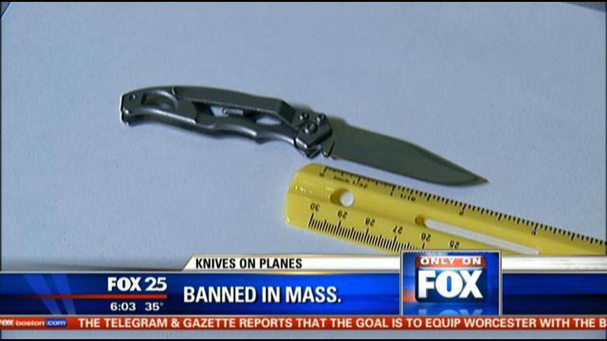 Mass. law trumps TSA's new pocket knife policy