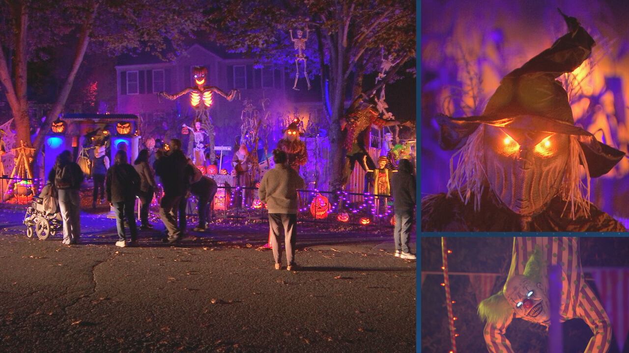 Haunted Help: Local Halloween display helping to feed the hungry