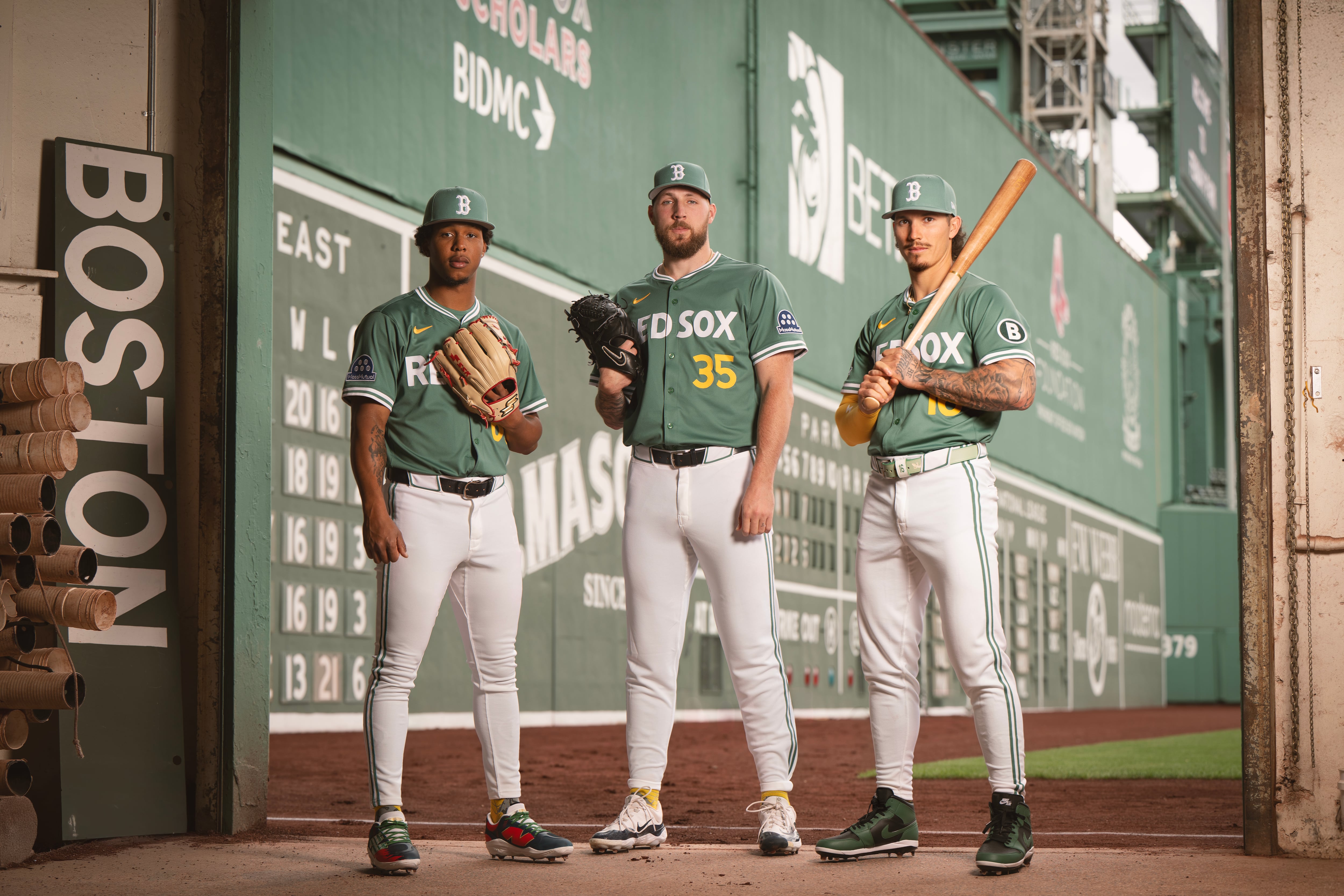 Red Sox unveil new 'Fenway Greens' inspired City Connect uniforms